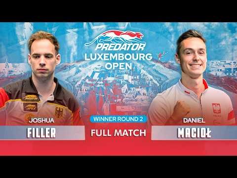 FILLER vs MACIOL ▸ Winner Round 2 ▸ 🇱🇺 PREDATOR EUROTOUR LUXEMBOURG OPEN 2026