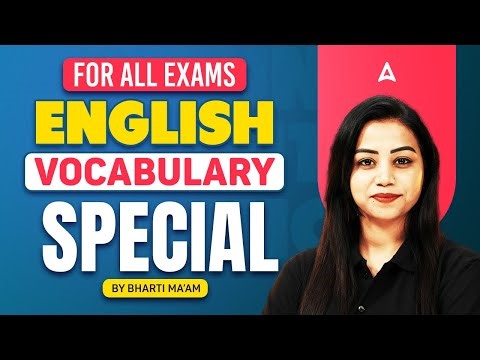 Vocabulary for All SSC Exams | SSC English Classes | Vocabulary Special By Bharti Mam