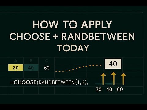 How Do I Randomize Numbers In Excel?
