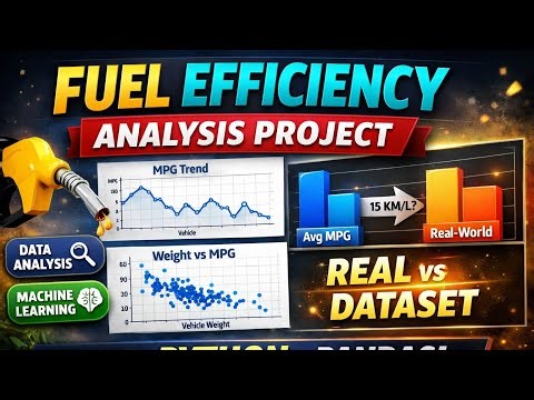 Fuel Consumption Analysis using Python | Data Analysis & Machine Learning