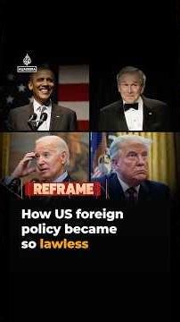 How US foreign policy became so lawless: Jeremy Scahill on Reframe