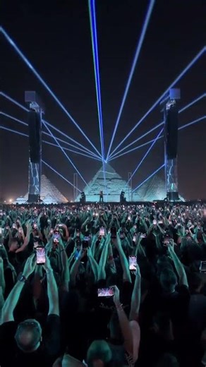 Anyma Live at the Pyramids ✨Amazing Stage 🛕✨