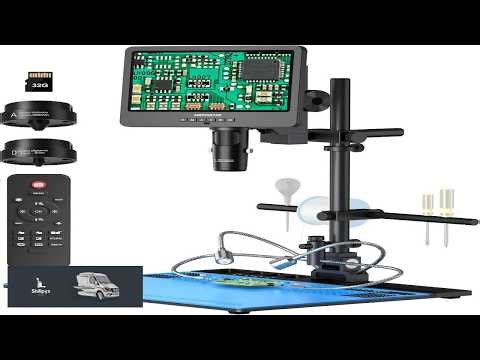 Andonstar AD249S Max 10.1'' HDMI Digital Microscope with Super Max Soldering Station