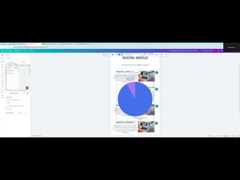 Creating an infographic in Canva