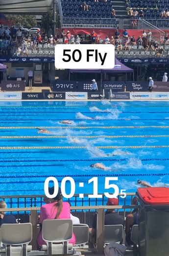 50 Fly Open Championship Nationals heats All that for just 208 MC points… #swimming #fyp #competition #championship #parasport