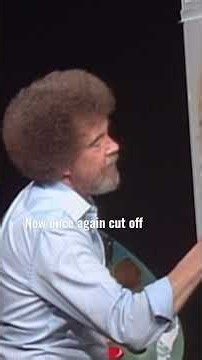 Bob Ross adds layers of trees to his painting #bobross #art #painting #asmr #paintlikebobross
