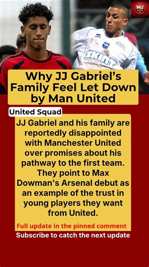 JJ Gabriel’s Family Reportedly Disappointed With Manchester United