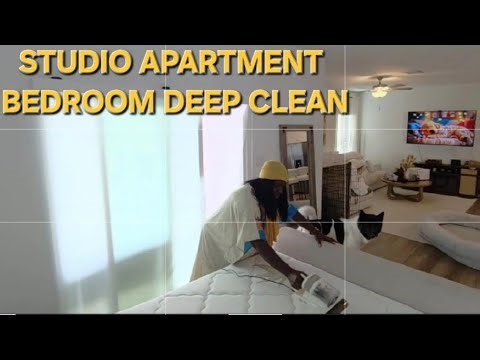 A Peaceful Saturday Reset: Deep Cleaning My Cozy Luxury Studio Apartment! ✨