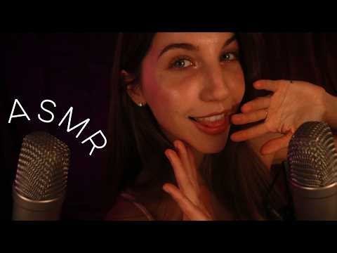 Sensitive, Wet Whispers ASMR (Up-Close, Ear to Ear Mouth Sounds & Rambles)