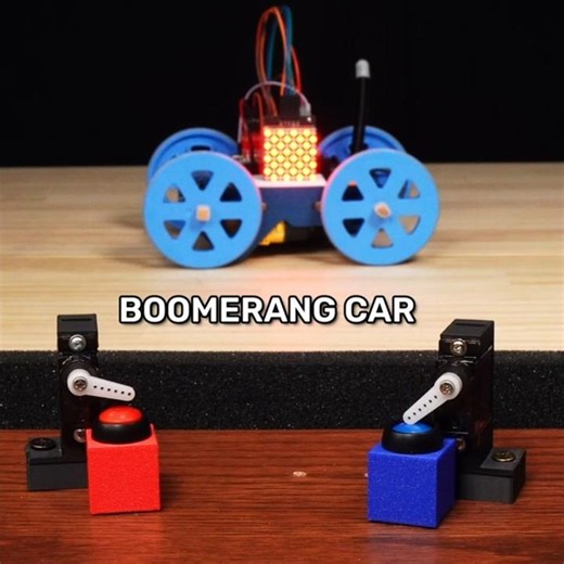 ARDUINO [Useless] Servos - CrunchLabs Boomerang Car! #engineering