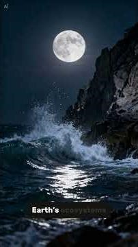 What The Moon Is Actually Doing To Earth Right Now #science #astronomy #shorts