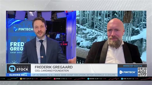 JUST IN: Cardano Foundation CEO Frederik Gregaard on how Wall St can use blockchain, says "this means everything. It should be a human right that you can trust data from Wall St. We showed that you can put 70,000 transactions on the blockchain, and instead of doing a spot check like we're used to from financial auditors, (Grant Thornton) downloaded all of the transactions, looked at the whole architecture, used machine learning on that, and with less resources, did the same work with full attest