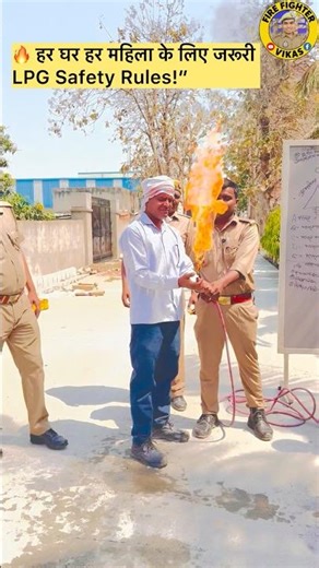 99% of people extinguish LPG gas cylinder fire in this wrong way!”#viralvideo🔥🙏