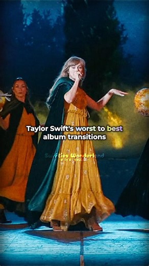 Taylor Swift's worst to best album transitions | #taylorswift #shorts