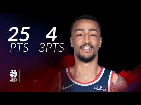 John Collins 25 pts 4 threes vs Kings 25/26 season