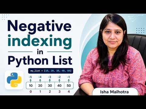 Python Negative Indexing Explained Simply (Last Element Trick!) | Python for Data Analyst
