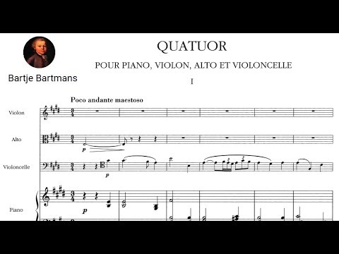Camille Saint-Saëns - Piano Quartet No. 1, WoO (1851-53)