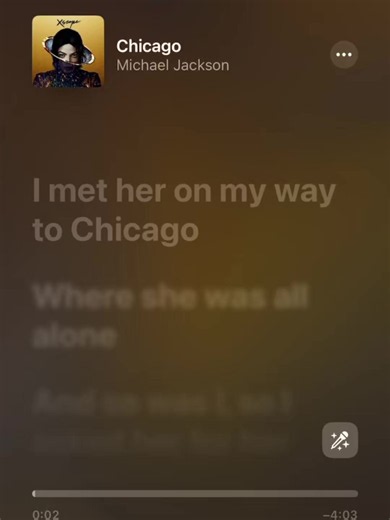 Michael Jackson “Chicago” Lyrics and Song Details