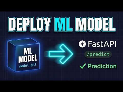 How to Deploy a Machine Learning Model with FastAPI & Uvicorn | Python Tutorial