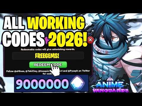 *NEW* ALL WORKING CODES FOR ANIME VANGUARDS IN 2026! ROBLOX ANIME VANGUARDS CODES