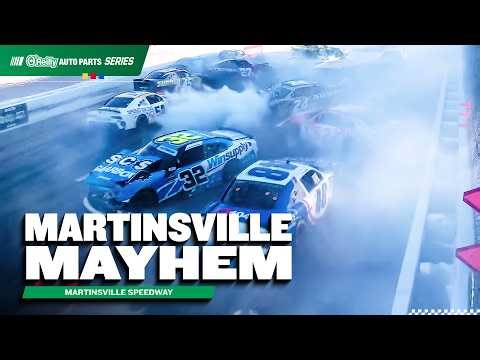 MASSIVE Martinsville Wreck Draws Red Flag | 2026 NASCAR O'Reilly Auto Parts Series