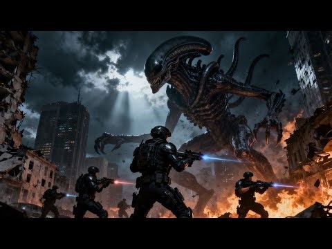 [FULL MOVIE] Earth on the brink of extinction! Alien monsters invade, and elite soldiers fight back!