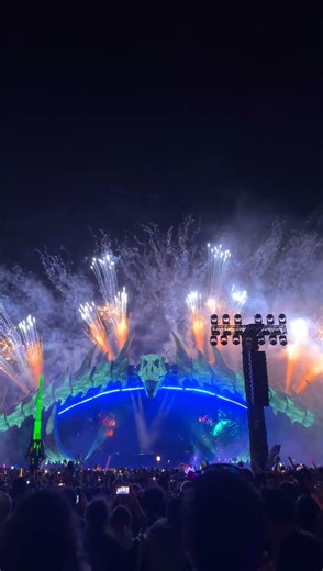 Excision bringing all the lasers out at Lost Lands!! #festival #edm #rave