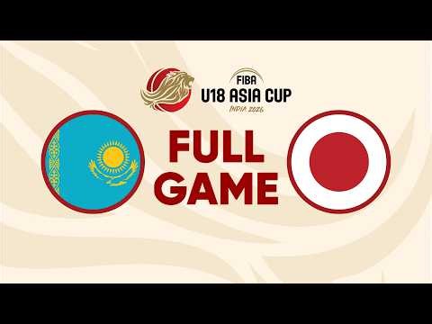Group Phase | Kazakhstan v Japan | Full Basketball Game | FIBA U18 Asia Cup 2026