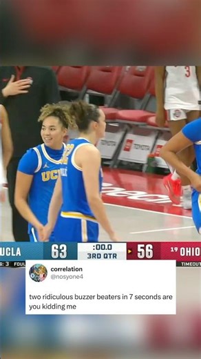 T’yana Todd hits a crazy shot but Kiki Rice hit an even crazier halfcourt shot to end the quarter 😱