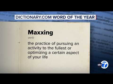 'Maxxing' named 2026 Word of the Year by Dictionary.com