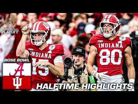 Rose Bowl HALFTIME HIGHLIGHTS: Alabama Crimson Tide vs. Indiana Hoosiers | ESPN College Football