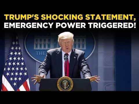 Trump Emergency Briefing LIVE | SUDDEN Oval Office Address Shockwaves Across America | World News