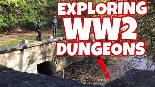Exploring abandoned WW2 bunkers underground
