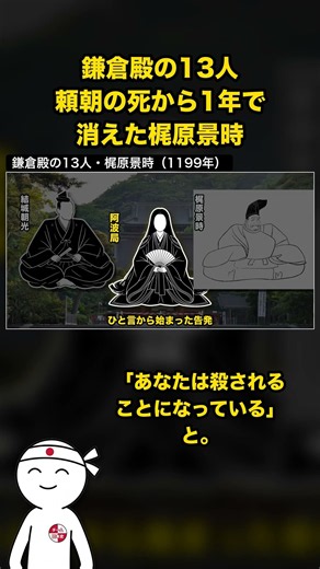 鎌倉殿の13人 頼朝の死から1年で 消えた梶原景時｜鎌倉殿の13人 #Shorts