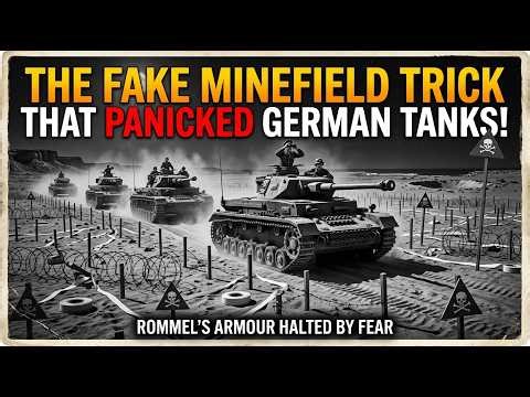 The British Minefield Trick That Made German Tanks Turn Around in Panic!