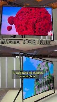 Essa TV de 130” pode REDEFINIR A qualidade de imagem! #ces2026 #samsung