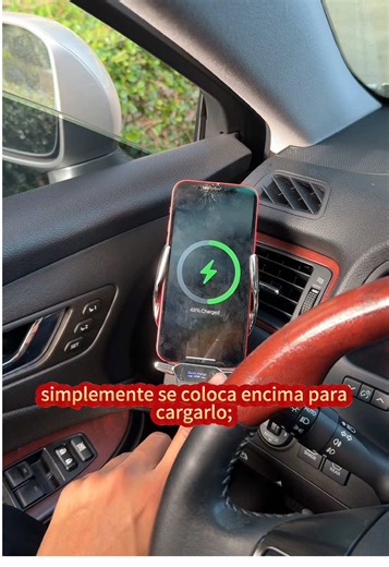 Multi function phone mount for car support Wireless charging iPhone and max 66w wired charging android phone LED light dancing with sound ambient lights 360 degrees rotating infrared sensor auto clip-on car phone mount #tiktokshopholidayhaul #carphoneholder #supercharged #wirelesscharger #cartiktok