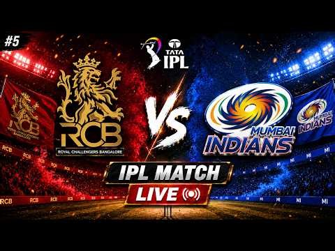 RCB vs MI LIVE | IPL League Match #5