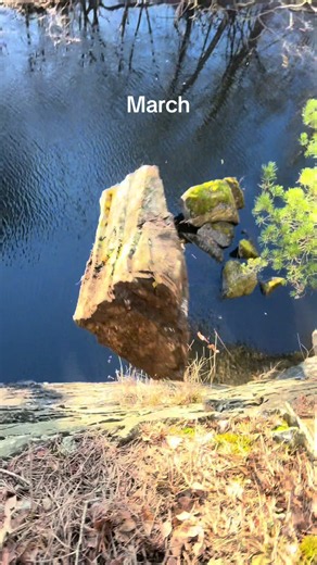 What month had the best videoes? | big rocks falling in water