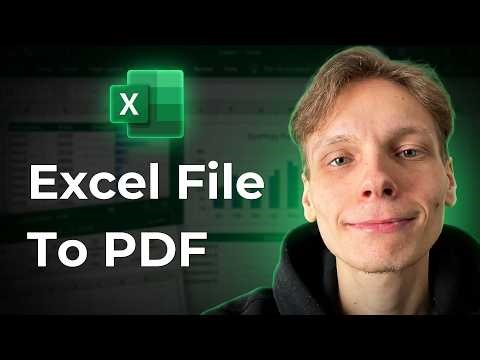 How To Convert an Excel File to PDF [2026 Guide]