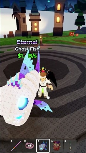 THE MOMENT I FOUND THE GHOST FISH EARNING $1,4BS IN STEAL AN EGG #roblox