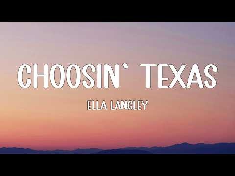 Ella Langley - Choosin' Texas (Lyrics)