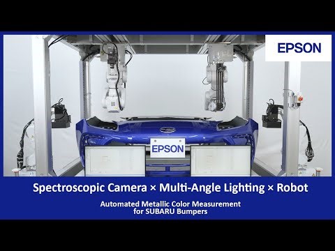 Spectroscopic Camera × Multi-Angle Lighting × Robot: Metallic Color Measurement