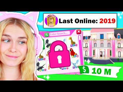 Playing Adopt Me On My SECRET RICH Account I Forgot About..