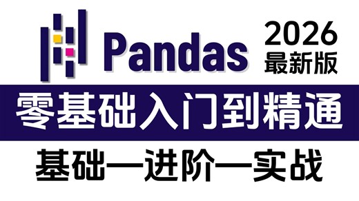 【全57集】Pandas数据分析入门到实战教程！【Pandas数据处理】【Pandas数据分析】【数据库】