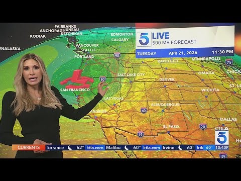 Cool temperatures, dry weather expected in SoCal Weather Forecast - April 21, 2026