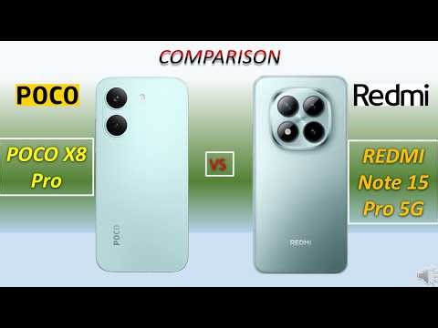 POCO X8 Pro vs Redmi Note 15 Pro 🔥 Full Comparison | Which Phone is Best ❓| Best Mobile Under 30000