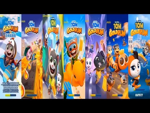 Talking Tom Gold Run Skater Becca VS Streamer Tom New Pirate Angela Snake Off Tom Eco Lucky Angela