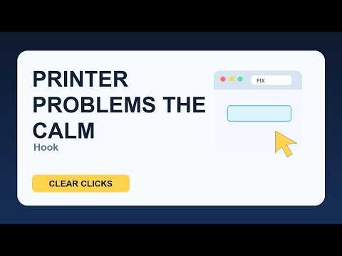 Printer Problems: The Calm Checklist