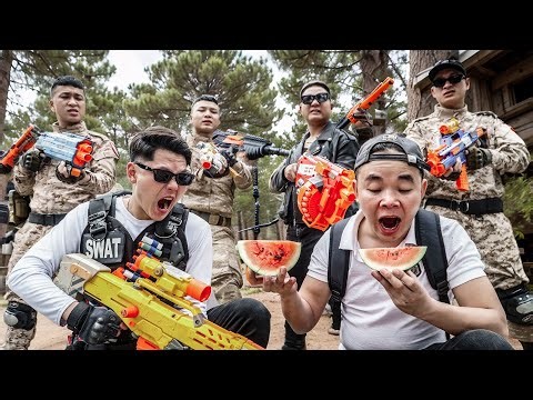 LTT Nerf War : SEAL X Destroys The Enemy Base With Heavy Nerf Guns Firefight Full